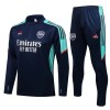 Arsenal Tränings Sweatshirtställ Kvarts-Dragkedja 2022-23 Blågrön